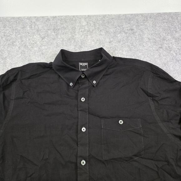 Todd Snyder Shirt Mens XL Black Button Down Up Long Sleeve Casual Cotton - Picture 4 of 13